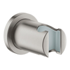 GROHE Rainshower Support de douchette - non réglable - rosace ronde - SuperSteel SW73279
