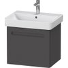 Duravit No.1 wastafelonderkast 49x42.6x47.8cm hangend Mat Grafiet SW723712 Duravit No.1 wastafelonderkast 49x42.6x47.8cm hangend Mat Grafiet SW723712
