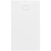 Villeroy & Boch Ecora douchebak - 140x80x3.5cm - afvoer korte zijde - stone white (wit) SW1558997