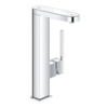 GROHE Plus waterbesparende wastafelkraan L-size m. digitale LED display moon white/chroom SW375281