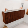 Mondiaz JOYA-DLUX 100cm toiletmeubel - kleur Ruby - Wastafel FAYE positie Links 1 kraangat kleur Glace. SW1423554