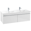 Villeroy & Boch Venticello Meuble sous lavabo 125.3x47.7x42cm avec 2 tiroirs blanc glossy GA43051 Villeroy & Boch Venticello Meuble sous lavabo 125.3x47.7x42cm avec 2 tiroirs blanc glossy GA43051