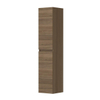 INK Badkamerkast - 35x37x169cm - 2 deuren - links en rechtsdraaiend - greeploos - houten keerlijst - MFC Zuiver eiken SW439269