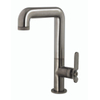 Crosswater Union Mitigeur lavabo - rehaussé - eau froide - brushed black chrome (gunmetal) SW968260