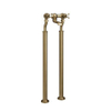 Crosswater Belgravia pieds de robinet baignoire - sur pied - laiton brossé (or) SW1175912