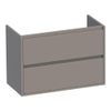 Saniclass New Future Meuble sous vasque 80x38.6x55cm 2 tiroirs Taupe mat SW372433 Saniclass New Future Meuble sous vasque 80x38.6x55cm 2 tiroirs Taupe mat SW372433