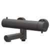 IVY Concord Mitigeur thermostatique de baignoire apparent - bec de baignoire pivotant - inverseur - RVS316 - PVD noir carbone brossé SW1031086