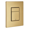 Grohe Skate Cosmopolitan Bedieningsplaat - dualflush - horizontaal/verticaal - kunststof - brushed cool sunrise (goud) SW107596