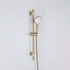 Adema Sparkle 2.0 Ensemble barre de douche - barre de douche 70 cm - douchette ronde - flexible de douche métallique - or mat SW1481415