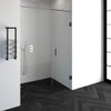 Saniclass Create douchedeur 140x200cm 2-delig profielloos met antikalk en 8mm veiligheidsglas chroom glans SW223779 Saniclass Create douchedeur 140x200cm 2-delig profielloos met antikalk en 8mm veiligheidsglas chroom glans SW223779
