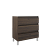 Saniclass Chaci PLUS Badkameronderkast - 80x86x46cm - 3 lades - Geintegreerde greep - MFC - noten (hout) SW1212795