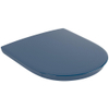 Villeroy & Boch Vicare O.novo Vita closetzitting - met deksel - met greeprand - met doorlopende pen - glans blauw 1025076