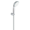 GROHE Vitalio Go 100 Ensemble de douchette - 1 type de jet - rond - avec support - avec coude mural - flexible lisse - 175 cm - chrome SW96621