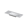 INK Post wastafel - 120x45x1cm - 1 wasbak - 1 kraangat - keramiek Statuario glans SW693335