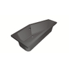 Xenz Lagoon Baignoire d'angle - 170x75x48 - bonde Centrale - Droite - Compact - acrylique - anthracite SW102982