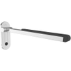 Villeroy & boch Vicare handgr. 65cm inklapb+z.steun+easy click syst. chr. SW489988 Villeroy & boch Vicare handgr. 65cm inklapb+z.steun+easy click syst. chr. SW489988
