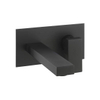 Crosswater Verge Inbouw wastafelkraan - 2 gats - 21cm uitloop - mat zwart SW648422