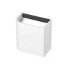 INK Concept R Meuble sous-lavabo pour lave-mains - 40x22x40cm - 1 porte - ouverture à droite - angle arrondi - MDF laqué - blanc mat SW1406173