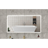 H&R Badmeubelen Mikado miroir – 140 x 70 cm – LED indirecte tout autour – chauffage de miroir – Argent SW997264