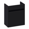 BRAUER Nexxt Fonteinonderkast - 40x45x22cm - 1 linksdraaiende deur - greep - MDF - mat zwart SW522691