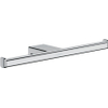 Hansgrohe AddStoris Q AddStorisclosetrolhouder dubbel - zonder klep - hoogglans chroom SW651163