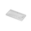 Ink Roots lavabo - 80x40x6cm - 1 trou de robinet - blanc brillant SW439632