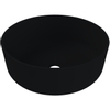 Thebalux vasque à poser en céramique Siena ronde 36 noir mat SW717319