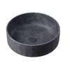 Ideavit Lixir Vasque à poser 42x15cm ronde béton aspect béton dark grey SW416483