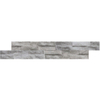 Kerabo Wandtegel Rock Grey 7,5x38,5 cm Natuursteen look Mat Grijs SW359898