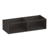 BRAUER Flourish armoire latérale - 119x30x45.5cm - avec 2 compartiments de rangement Anthracite Bois SW1200402