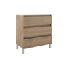 Adema Chaci PLUS Ensemble de meuble - 79.5x86x45.9cmcm - plan sous vasque - 3 tiroirs - Cannelle SW955618