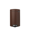 Brabantia NewIcon Pedaalemmer - 12 liter - kunststof binnenemmer - mineral cosy brown SW767512