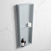 Mondiaz Easy nis 29.5x149.5x8cm voor Inbouw/opbouw 2 open vakken Solid surface Clay/Clay SW643828