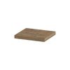 INK 35d étagère murale - 40x35x3.5cm - bord avant chanfreiné - pour niche - MFC Chêne naturel SW493411