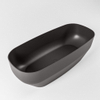 Mondiaz Stone Baignoire îlot 180x75cm Couleur Dark grey mat Couleur intérieure Gris SW491542 Mondiaz Stone Baignoire îlot 180x75cm Couleur Dark grey mat Couleur intérieure Gris SW491542