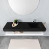 MONDIAZ ALAN 150cm badmeubel solid surface planchet talc Vrijhangende wastafel cloud rechts 1 kraangat kleur urban SW408719 MONDIAZ ALAN 150cm badmeubel solid surface planchet talc Vrijhangende wastafel cloud rechts 1 kraangat kleur urban SW408719