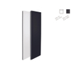 Sanicare design radiator Denso 180 x40 cm mat zwart SW420032