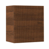 HR Badmeubelen fonteinmeubel 3D-front wave verticaal- 1 deur linksdraaiend push2open - 40x40x22cm - dark oak SW1280307