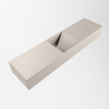 MONDIAZ TYNE lave-mains - 90cm - vasque centre - sans trou robinet - linen (beige) SW760448