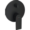 Hansgrohe Rebris Mitigeur bain encastré monotrou noir mat SW803059