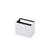 INK P2o Meuble sous-lavabo - 80x45x65cm - 2 tiroirs - push to open - avec façades droites rapportées - laque MDF - blanc mat SW207448