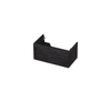 INK Wastafelonderkast - 80x45x37.6cm - 1 lade - push to open - met recht opdekfront - MFC - Houtskool eiken SW439261