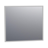 BRAUER Onyx spiegel - 80x70cm - rechthoekig - aluminium-kleurig geborsteld frame SW353740