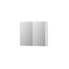 INK SPK2 armoire de toilette – 90 x 74 x 14 cm – 2 portes, portes-miroir double face – Blanc haute brillance SW353376