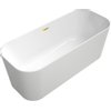 Villeroy & Boch Finion kunststof vrijstaand duobad quaryl ovaal m. Emotion functie 170x70x48cm incl. push-to-open afvoerplug + overloop gold/wit SW106616 Villeroy & Boch Finion kunststof vrijstaand duobad quaryl ovaal m. Emotion functie 170x70x48cm incl. push-to-open afvoerplug + overloop gold/wit SW106616
