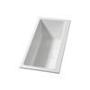 Riho Rethink Cubic baignoire encastrée - 180x80cm - modèle spécial mural - acrylique - blanc mat SW956749