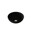 Sjithouse Furniture bol pour montage en surface rond 27cm modèle moon céramique noir mat SW723294