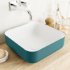 Mondiaz Binx waskom 36x36x13cm vierkant opbouw Solid Surface Smag/Talc SW643508 Mondiaz Binx waskom 36x36x13cm vierkant opbouw Solid Surface Smag/Talc SW643508