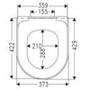 Villeroy & Boch Subway closetzitting - met deksel softclosing wit 0123305