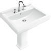 Villeroy and boch lavabo 75x57cm céramique+ blanc d'occasion OUT9124